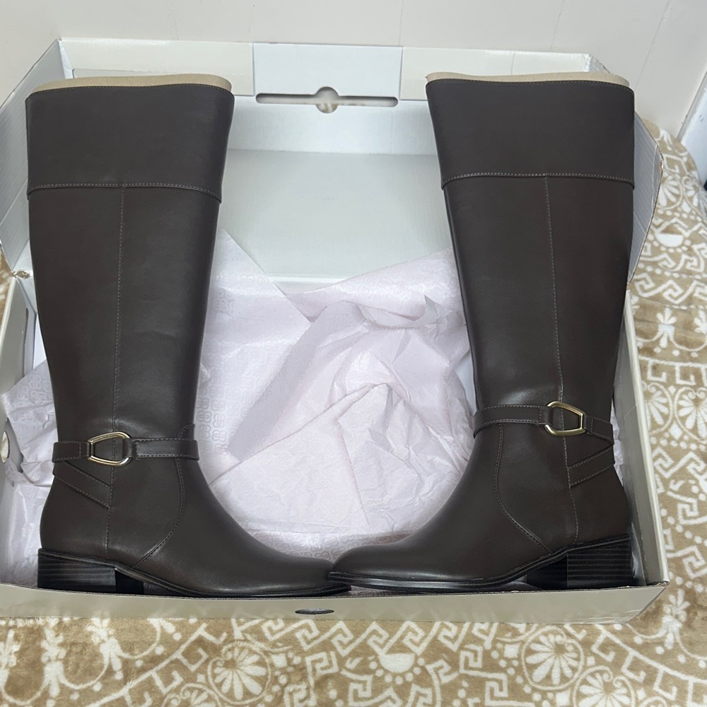 Bandolino Dennie Chocolate Knee high Boots